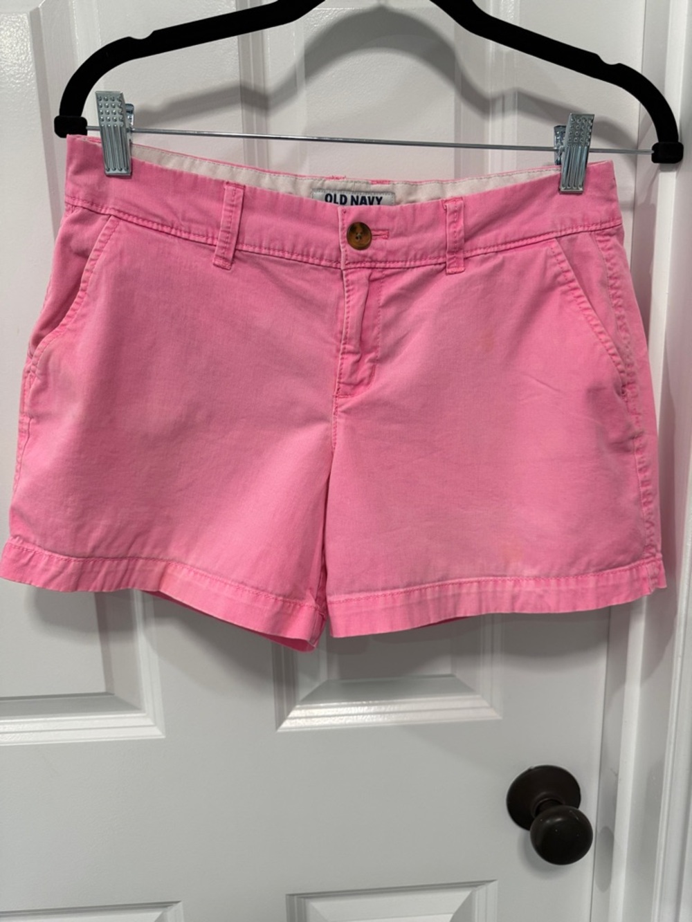 Old Navy Bright Pink Chino Shorts